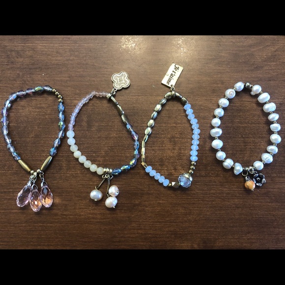 4 Semi-Precious Bracelets - Picture 5 of 5